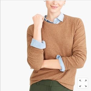 OLD NAVY | Cotton Crewneck Brown Tan Long Sleeve Sweater S